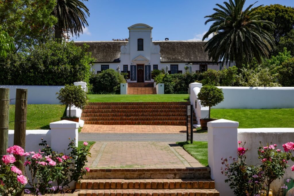 Discreet guesthouse entrance in a small Eastern Cape town